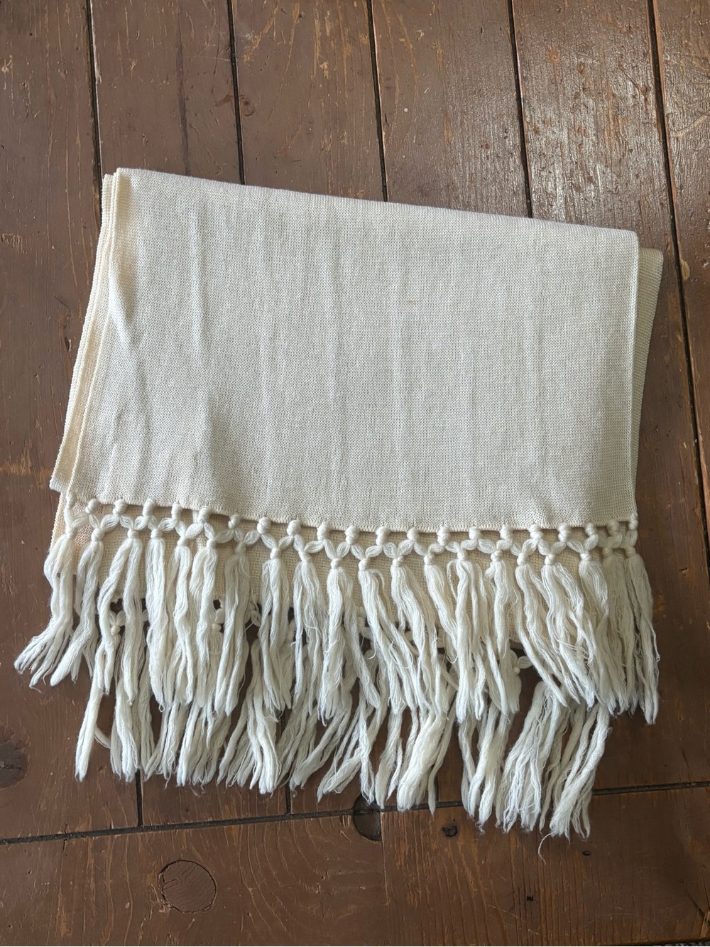 Vintage 100% Virgin Wool Knit Scarf by Lilly of California